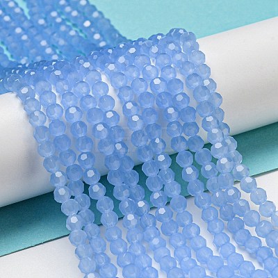 Imitation Jade Glass Beads Stands EGLA-A035-J4mm-D03-1