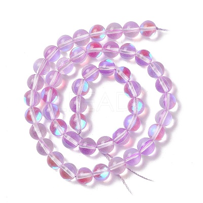 Synthetic Moonstone Beads Strands G-E573-02B-20-1