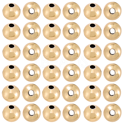 Brass Spacer Beads KK-BBC0015-08A-1