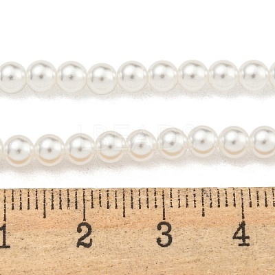 Glass Pearl Beads Strands HY-G002-01B-01-1