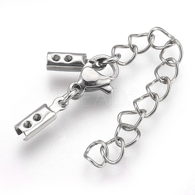 Tarnish Resistant 304 Stainless Steel Chain Extender X-STAS-P207-01P-C-1