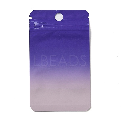 Rectangle Glitter Holographic PVC Resealable Packaging Bags ABAG-P011-01A-03-1