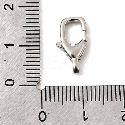 Brass Lobster Claw Clasps KK-I364-03P-1