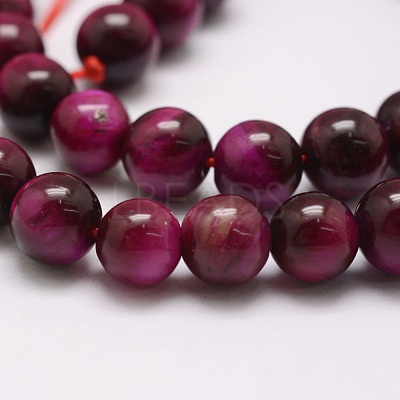 Natural Tiger Eye Bead Strands G-P230-08-C-6mm-1