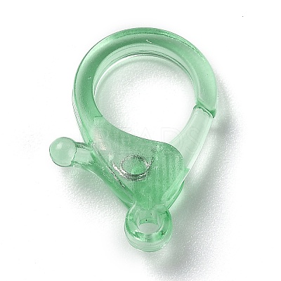Transparent Plastic Lobster CLaw Clasps KY-H005-A05-1