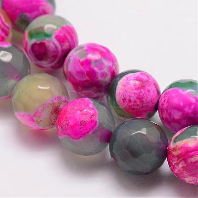 Natural Fire Crackle Agate Bead Strands G-K166-06F-6mm-1