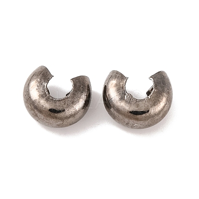 Iron Crimp Beads Covers IFIN-H029-B-1