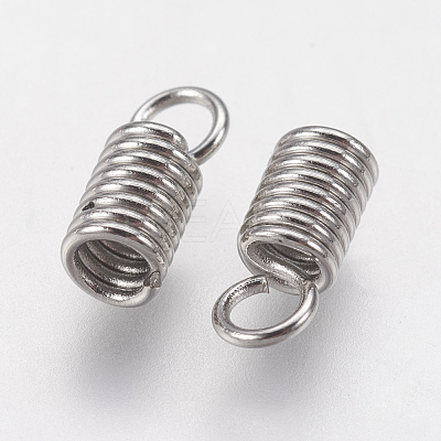 Tarnish Resistant 304 Stainless Steel Cord Ends STAS-F141-21P-8.5x3.5-1