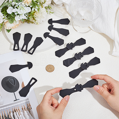 8Pcs 1-Hole PU Leather Buttons FIND-GF0008-82C-1