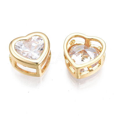Brass Clear Cubic Zirconia Multi-Strand Links KK-N233-150-1