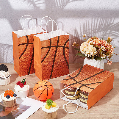 Rectangle Paper Gift Bags with Handle ABAG-WH20001-10C-1
