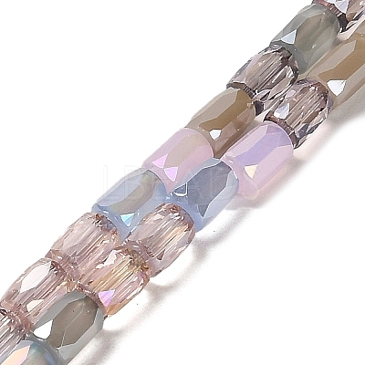 Electroplate Glass Beads Strands EGLA-D030-08A-1