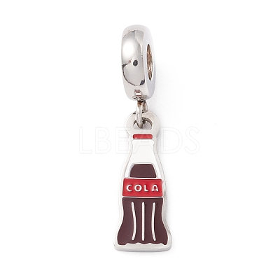 304 Stainless Steel European Dangle Charms STAS-I192-19-1