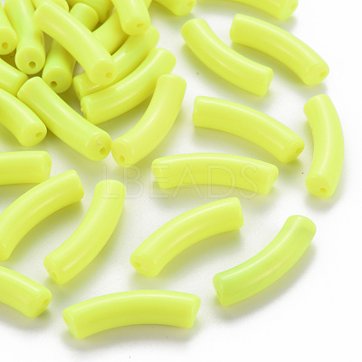 Opaque Acrylic Beads X-MACR-S372-002B-S023-1