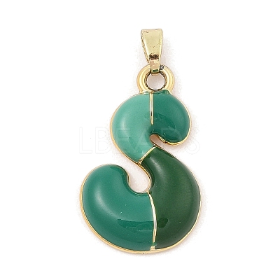 Alloy Enamel Pendants ENAM-S023-01G-S-1