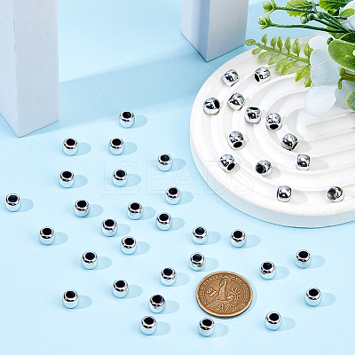 300Pcs CCB Plastic European Beads CCB-DC0001-21-1