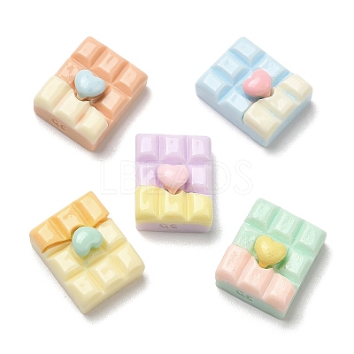 Opaque Resin Cabochons RESI-K027-05-1