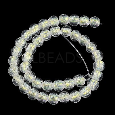 Handmade Foil Lampwork Beads Strands FOIL-K003-06B-10-1