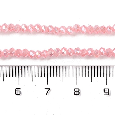 Baking Electroplate Glass Beads Strands X-DGLA-A039-J2MM-B08-1