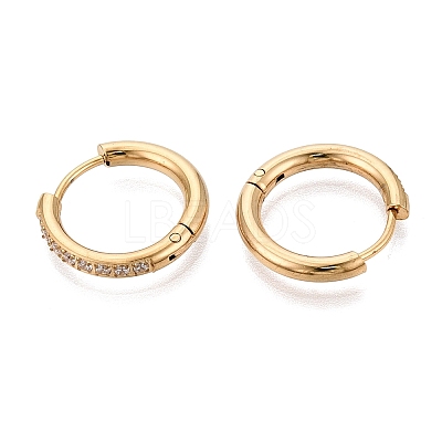 304 Stainless Steel Hoop Earrings STAS-Q113-13G-02-1