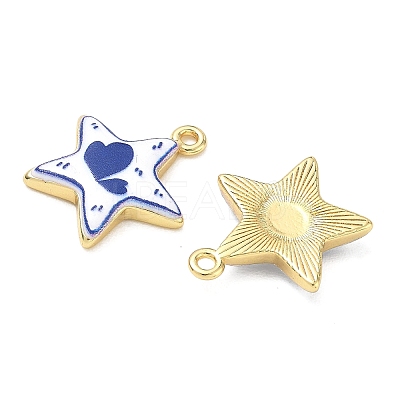 Printed Brass Pendants KK-CBA42CA-08G-01-1