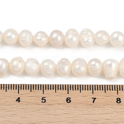 Natural Cultured Freshwater Pearl Beads Strands PEAR-I007-07Y-09A-1