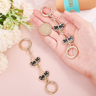 Zinc Alloy Chain Link Purse Strap Extenders AJEW-WH0479-46B-1