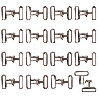 Alloy Snap Lock Clasps FIND-CA0008-42A-B-1