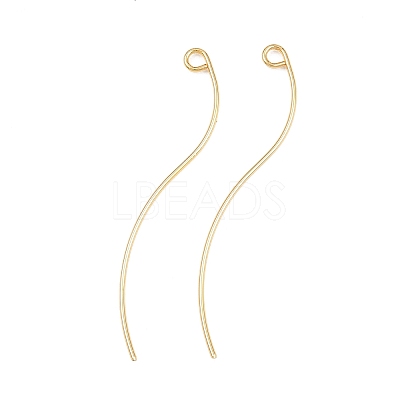 Brass Earring Findings KK-A274-17C-G-1