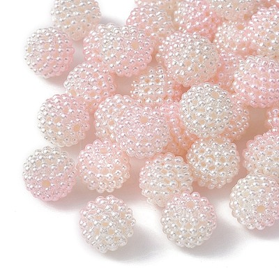 Imitation Pearl Acrylic Beads OACR-FS0001-42D-1