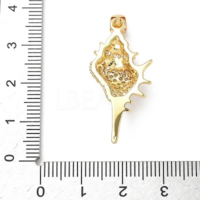 Brass Micro Pave Cubic Zirconia Pendants KK-P330-01C-G-1