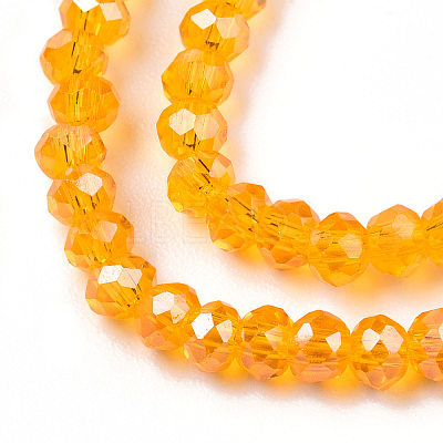 Electroplate Glass Beads Strands EGLA-A044-T1mm-A05-1