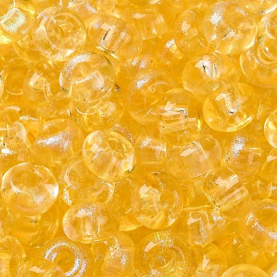 3/0 Baking Paint Transparent Colours Glass Round Beads SEED-L011-13A-11-1