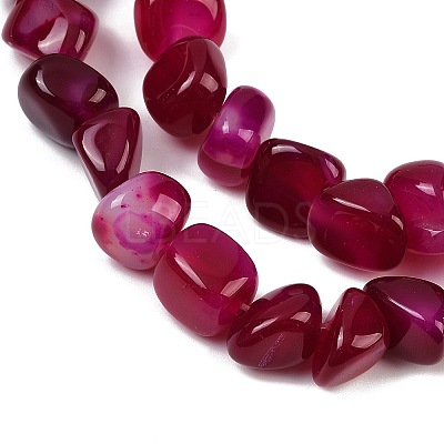 Natural Agate Beads Strands X-G-H295-B01-11-1