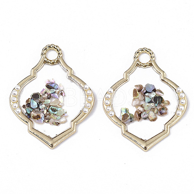 Epoxy Resin Pendants X-RESI-T045-002-1