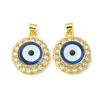 Golden Brass Pendants KK-L209-008G-01-1