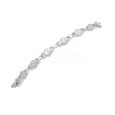 304 Stainless Steel Link Chain Bracelets for Women BJEW-JB12680-1