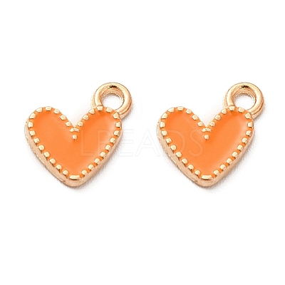 Alloy Enamel Charms FIND-G055-20G-06-1