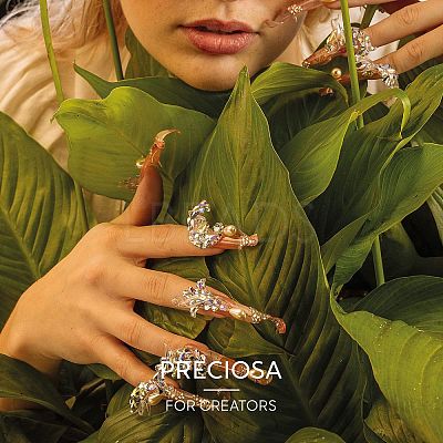 Preciosa&reg Crystal Hotfix Flatback Stones Y-PRC-HSS6-10220-200-1