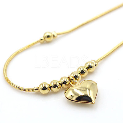 Heart Brass Charm Anklets for Women FS-WG07704-01-1