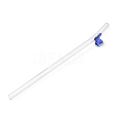 Handmade Glass Drinking Straws AJEW-A067-03-1