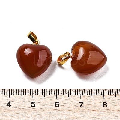 Natural Carnelian Pendants G-J386-H19-G-1