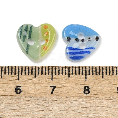 2-Hole Porcelain Buttons PORC-R010-07A-1