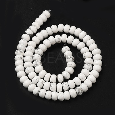 Synthetic Howlite Beads Strands G-K340-B06-01-1