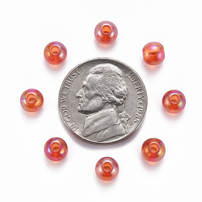 Transparent Acrylic Beads MACR-S370-B6mm-726-1
