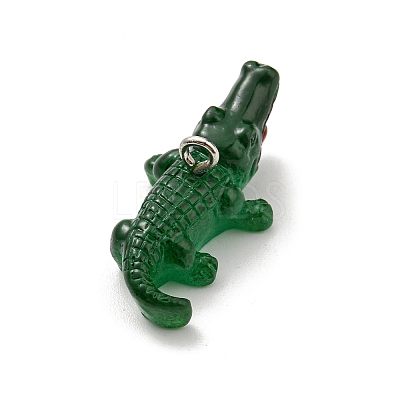 Opaque Resin Pendants CRES-D013-02-1