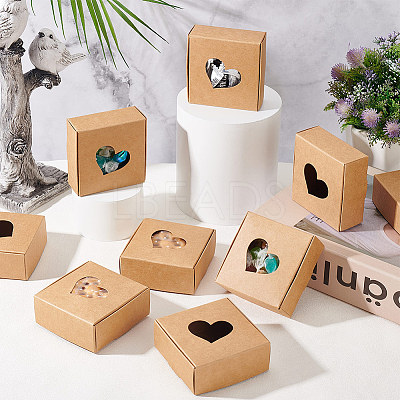 Kraft Paper Box CON-WH0068-78B-1