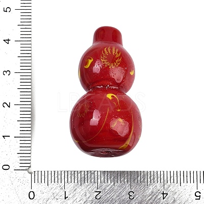 Handmade Lampwork Beads LAMP-Q005-08C-1