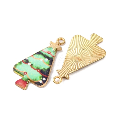 Christmas Theme Rack Plating Alloy Pendants FIND-M020-02C-G-1