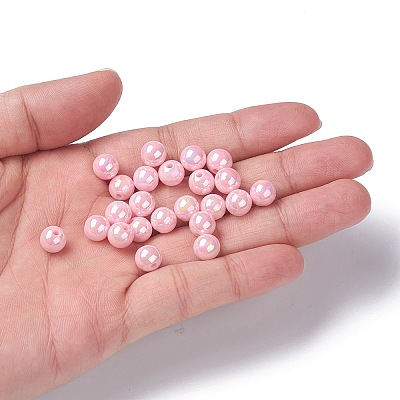 Opaque Acrylic Beads X-MACR-S370-D8mm-A01-1